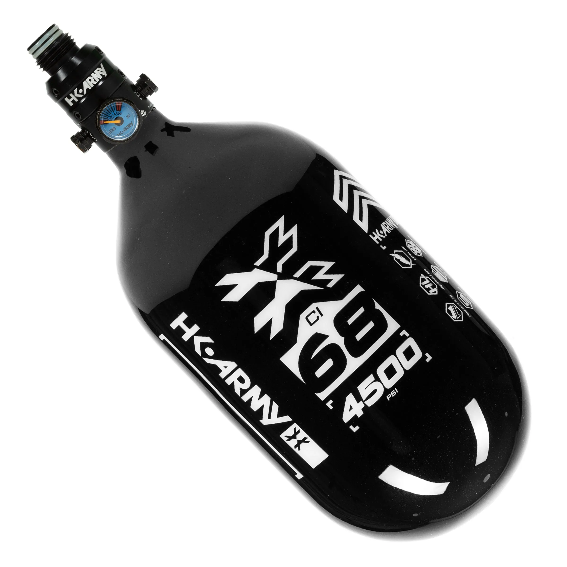 Rush - 68ci / 4500psi EXTRA LITE PRO REG Air System - Black/White