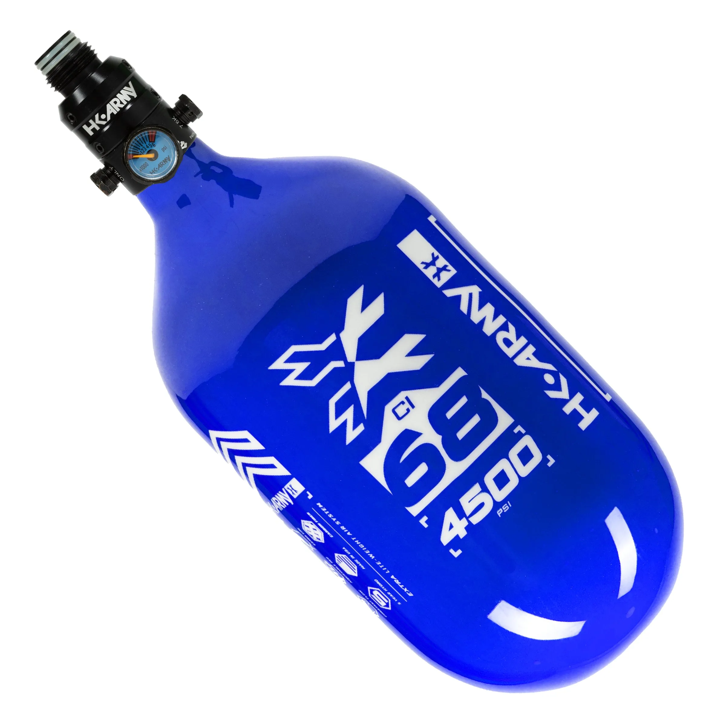 Rush - 68ci / 4500psi EXTRA LITE PRO REG Air System - Blue/White