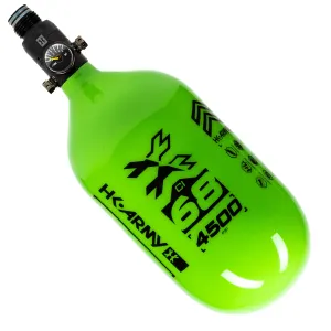Rush - 68ci / 4500psi EXTRA LITE Standard Reg Air System - Neon Green/Black