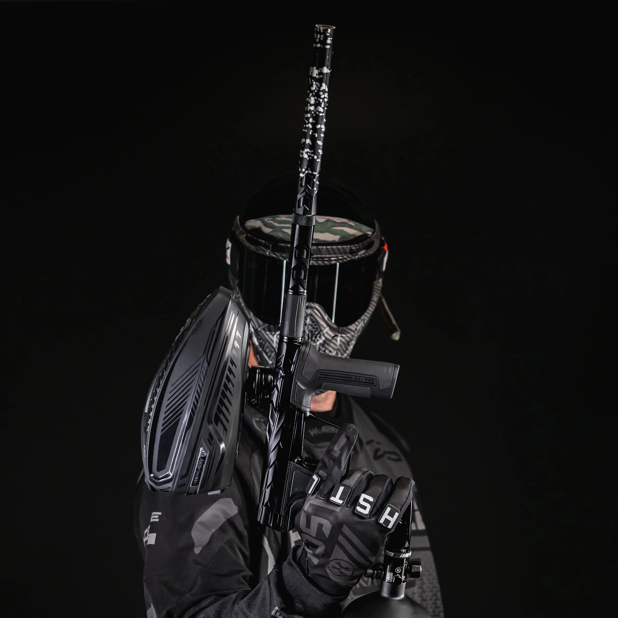S63 PWR Elite Fossil Barrel Tip - Dust Black / Silver Splash