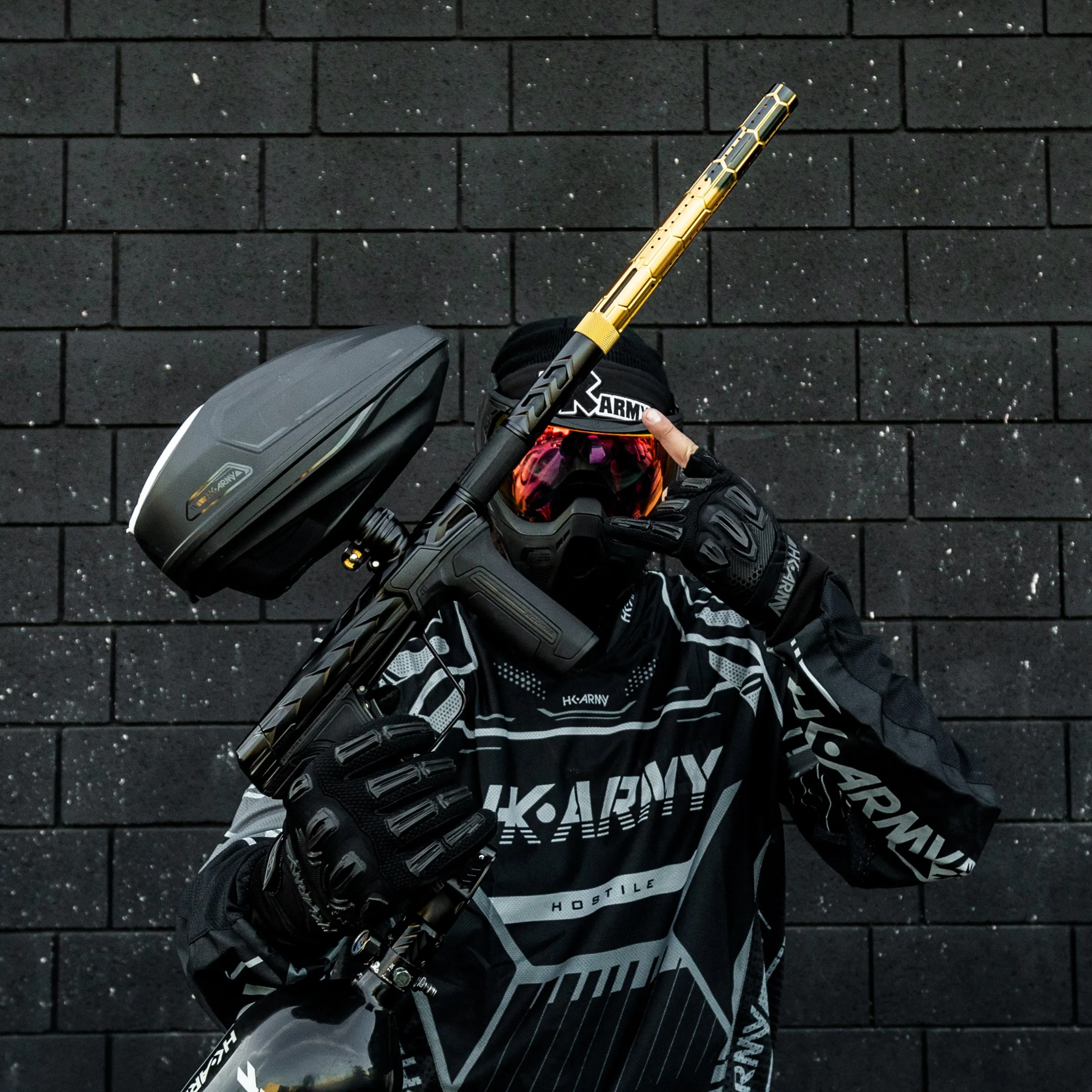 S63 PWR Elite Nexus Barrel Tip - Gold/Black Fade