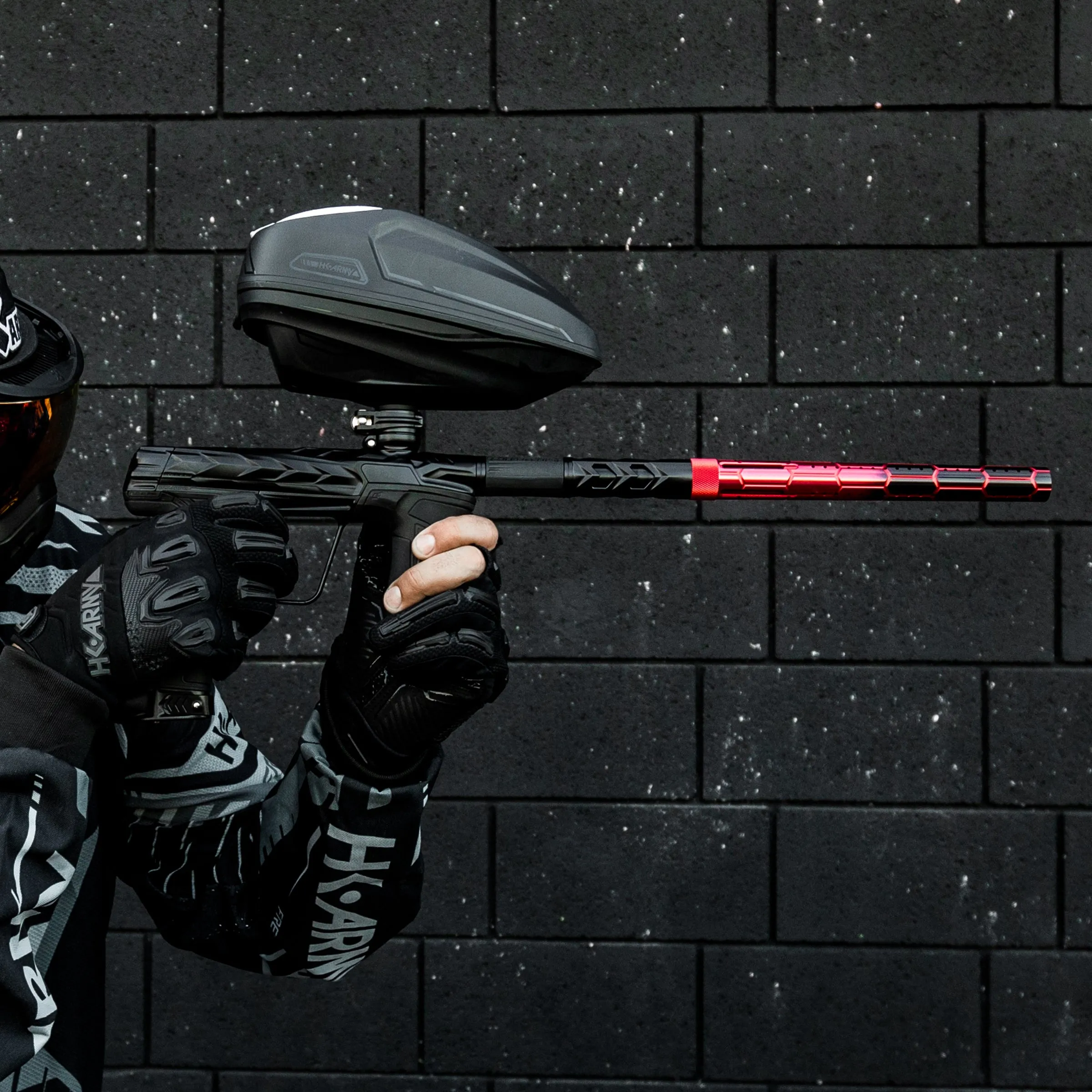 S63 PWR Elite Nexus Barrel Tip - Red/Black Fade