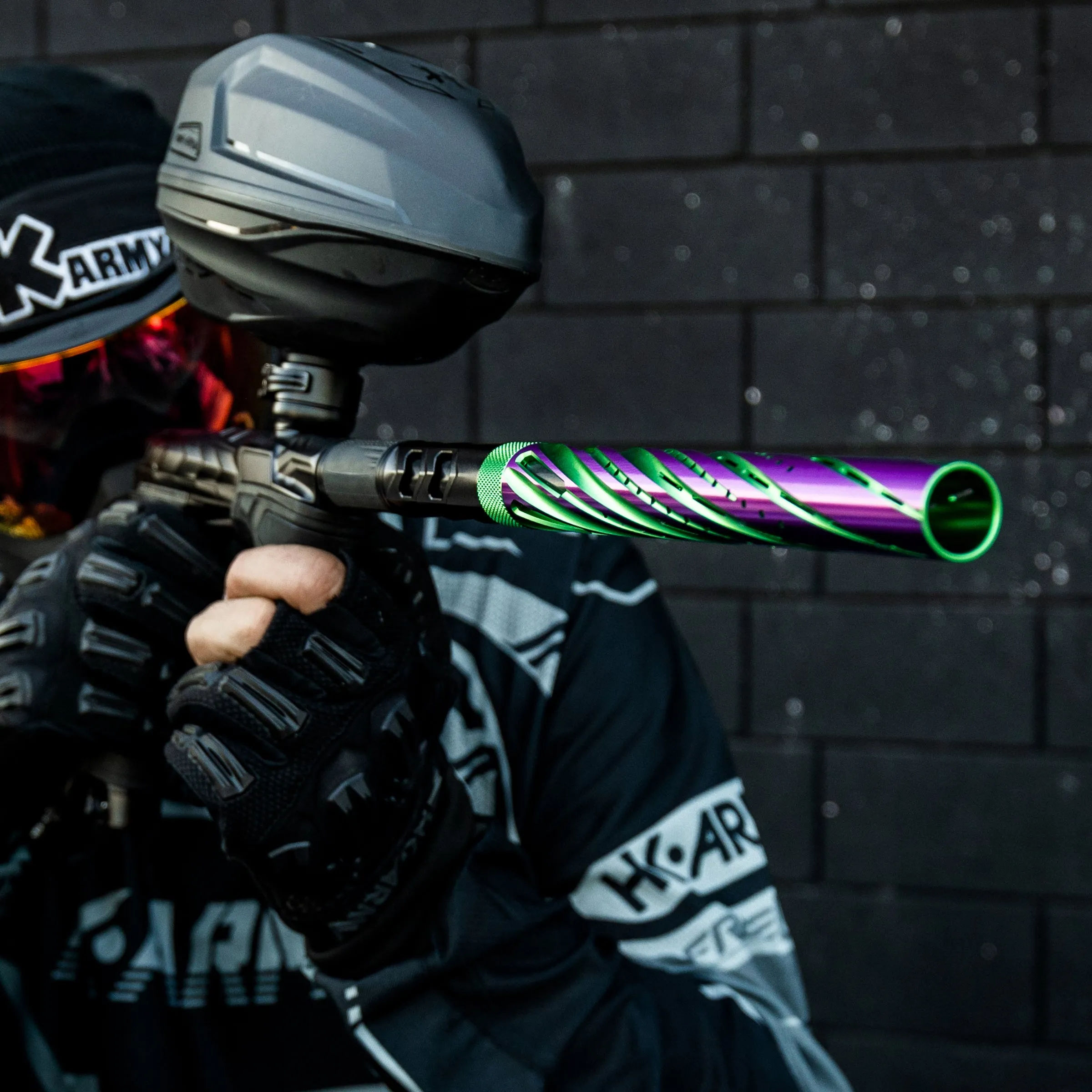 S63 PWR Elite Orbit Barrel Tip - Dust Green/Purple