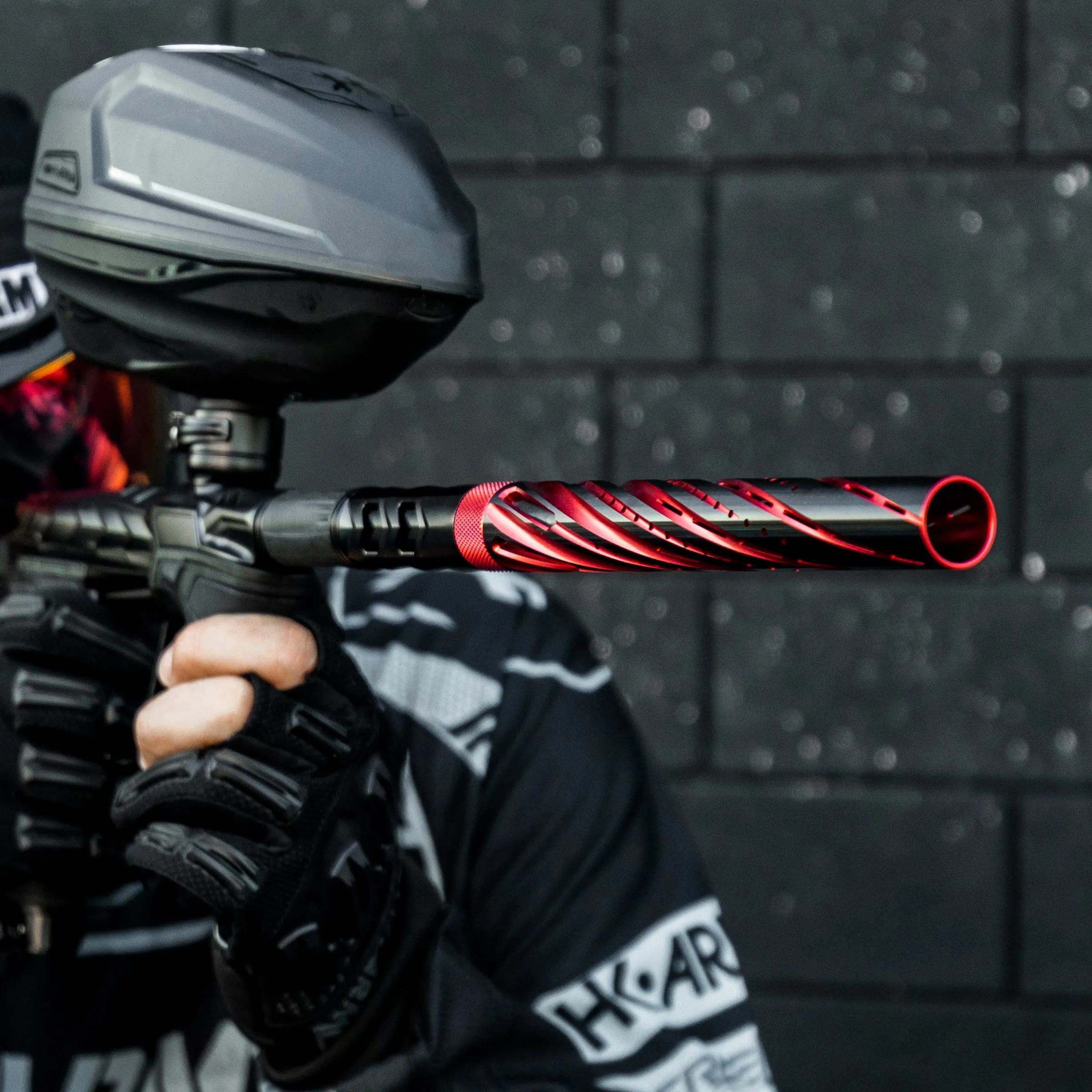 S63 PWR Elite Orbit Barrel Tip - Dust Red/Black