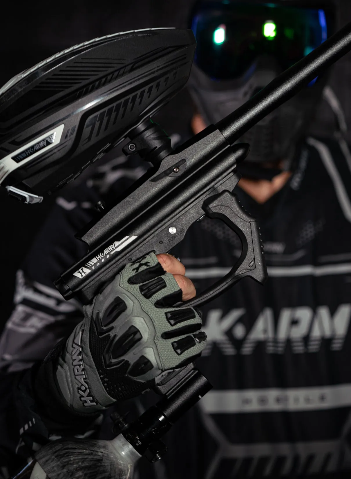 SABR Beginner Paintball Marker - Dust Black / Black
