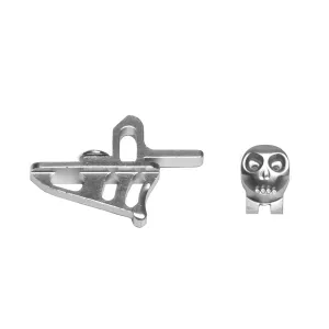 Skeleton Power Button   Release Trigger LTR/Rotor Kit - Silver