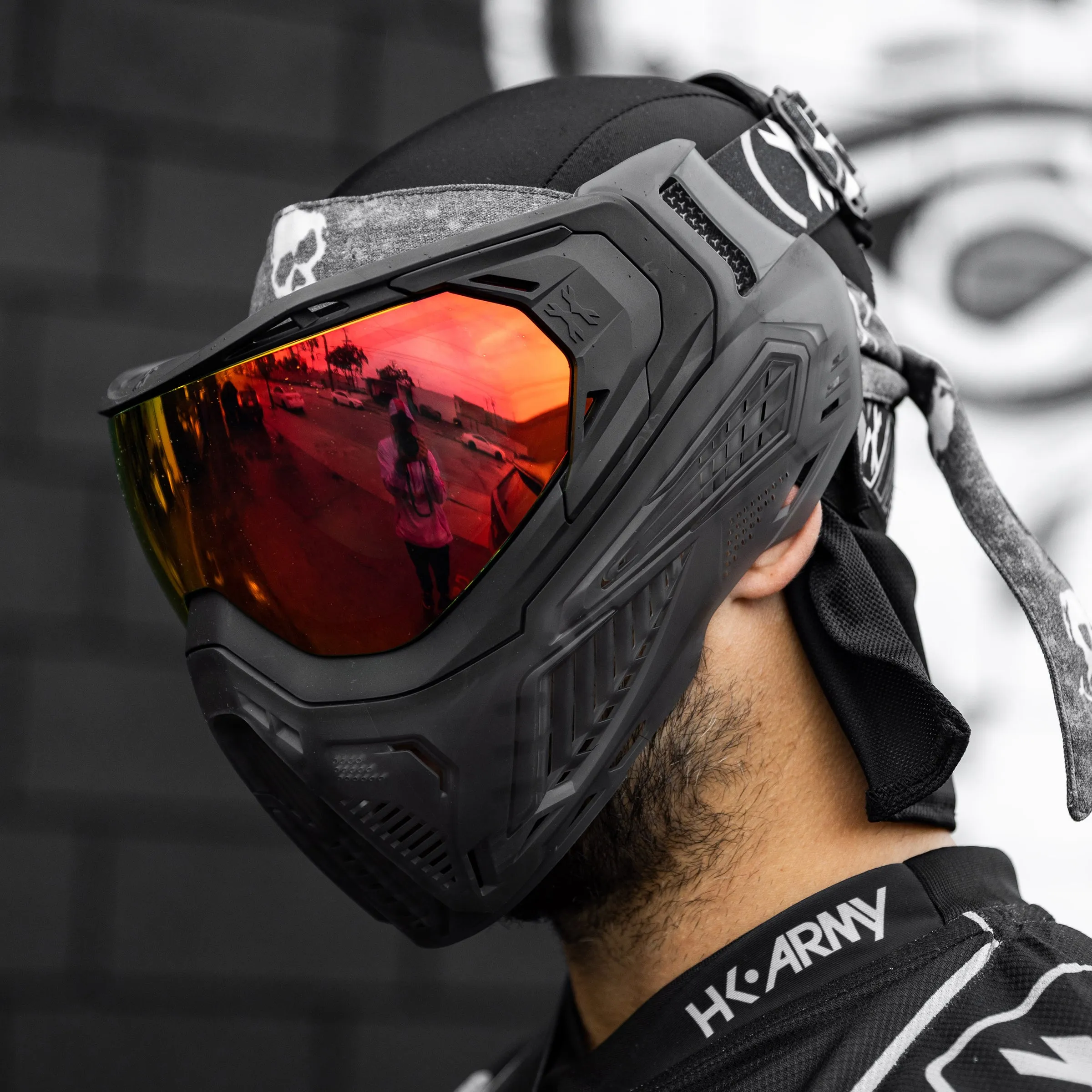 Skull Wrap - Black/White