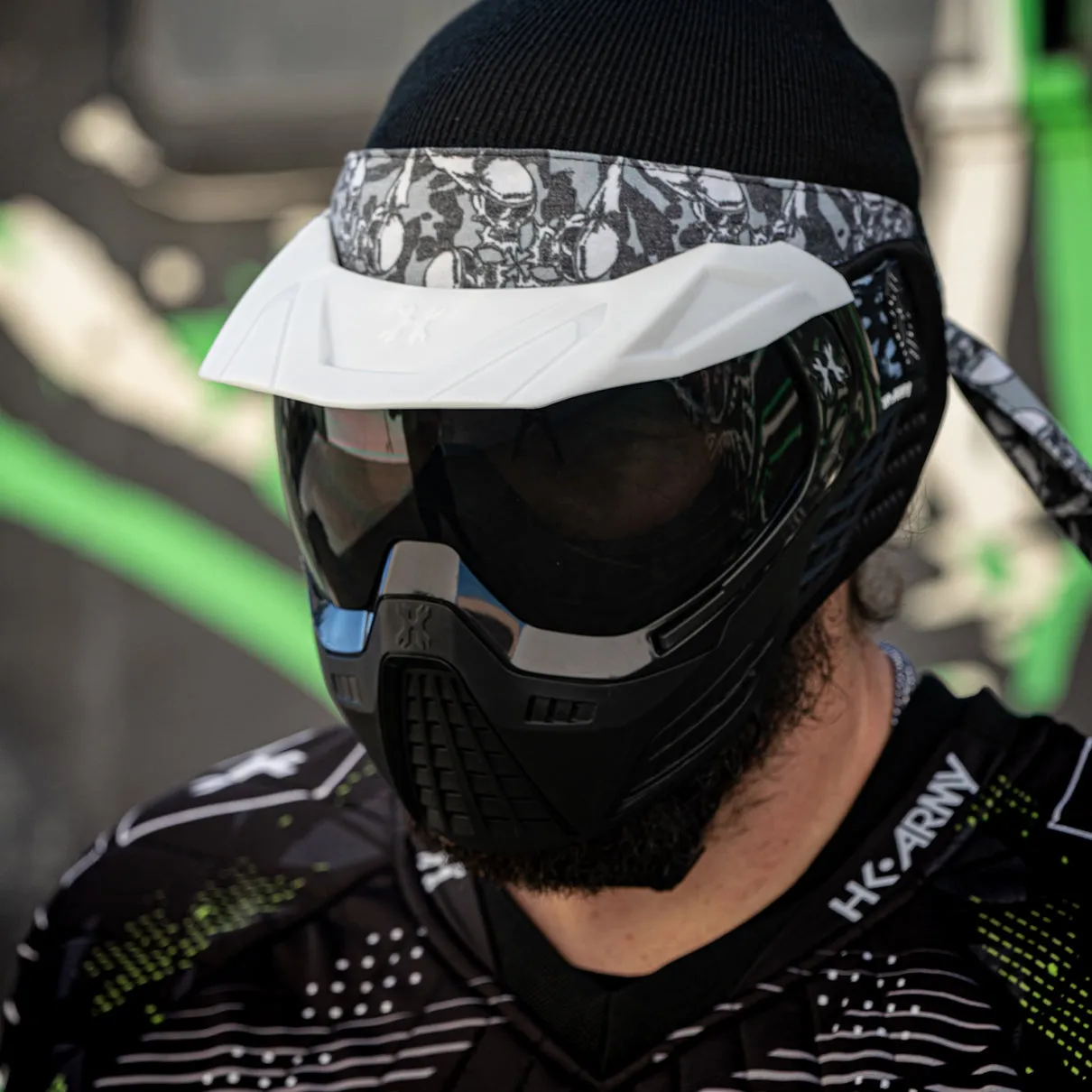 Universal Goggle Visor - White - SLR/KLR/Skull