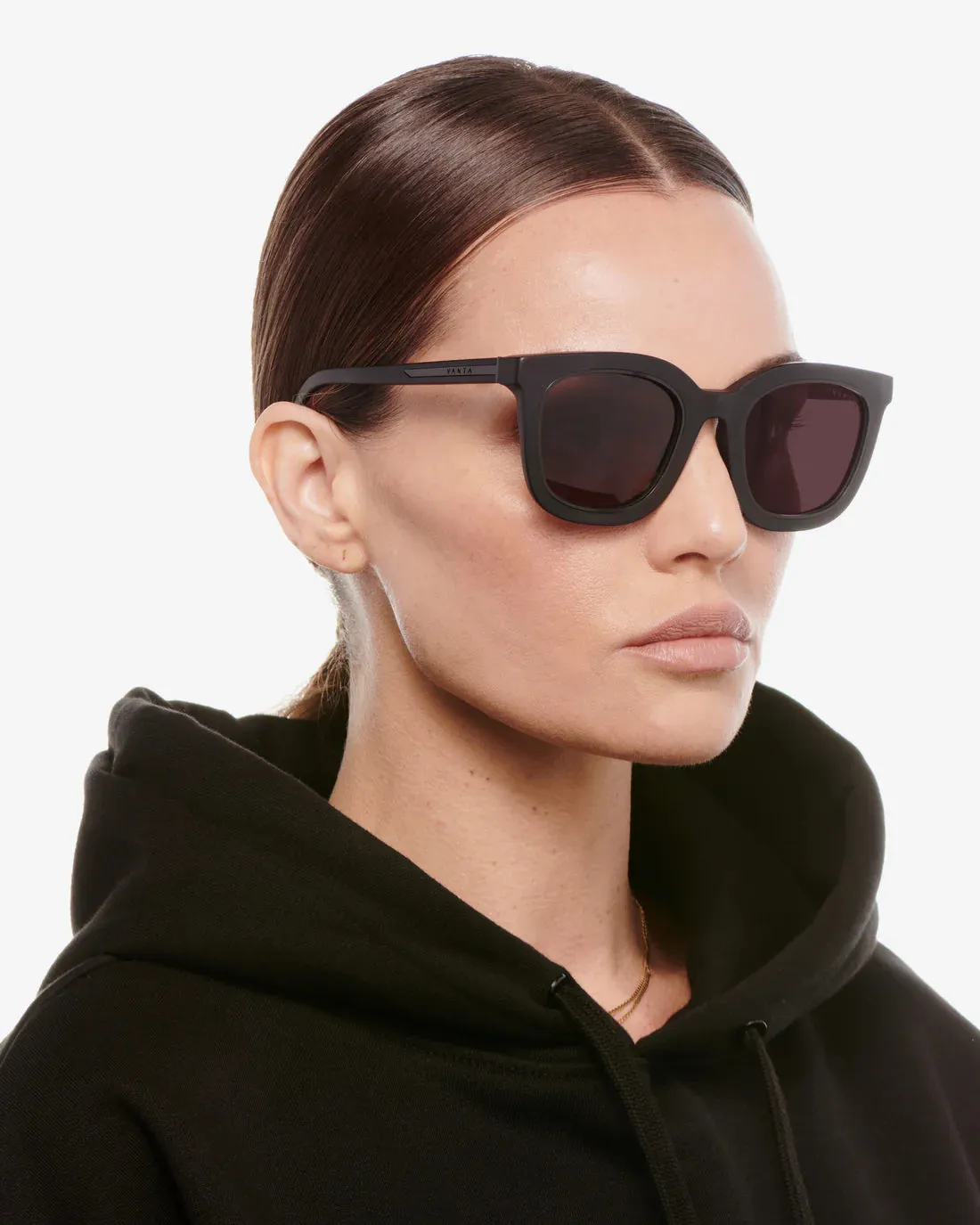 VANTA Aquila Sunglasses - Matte Black & Black Metal