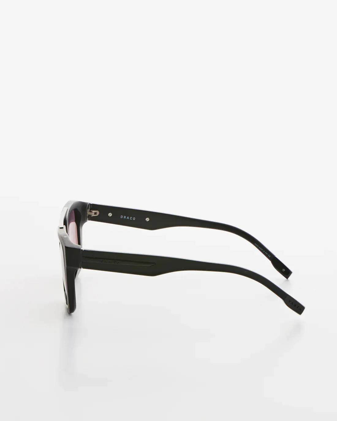 VANTA Draco Sunglasses - Matte Black & Black Metal