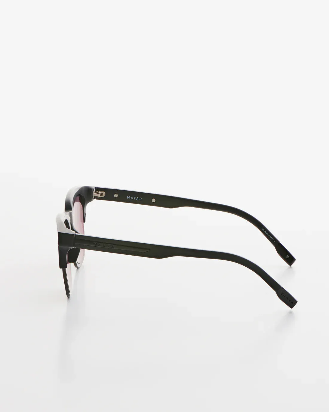 VANTA Matar Sunglasses - Matte Black & Black Metal